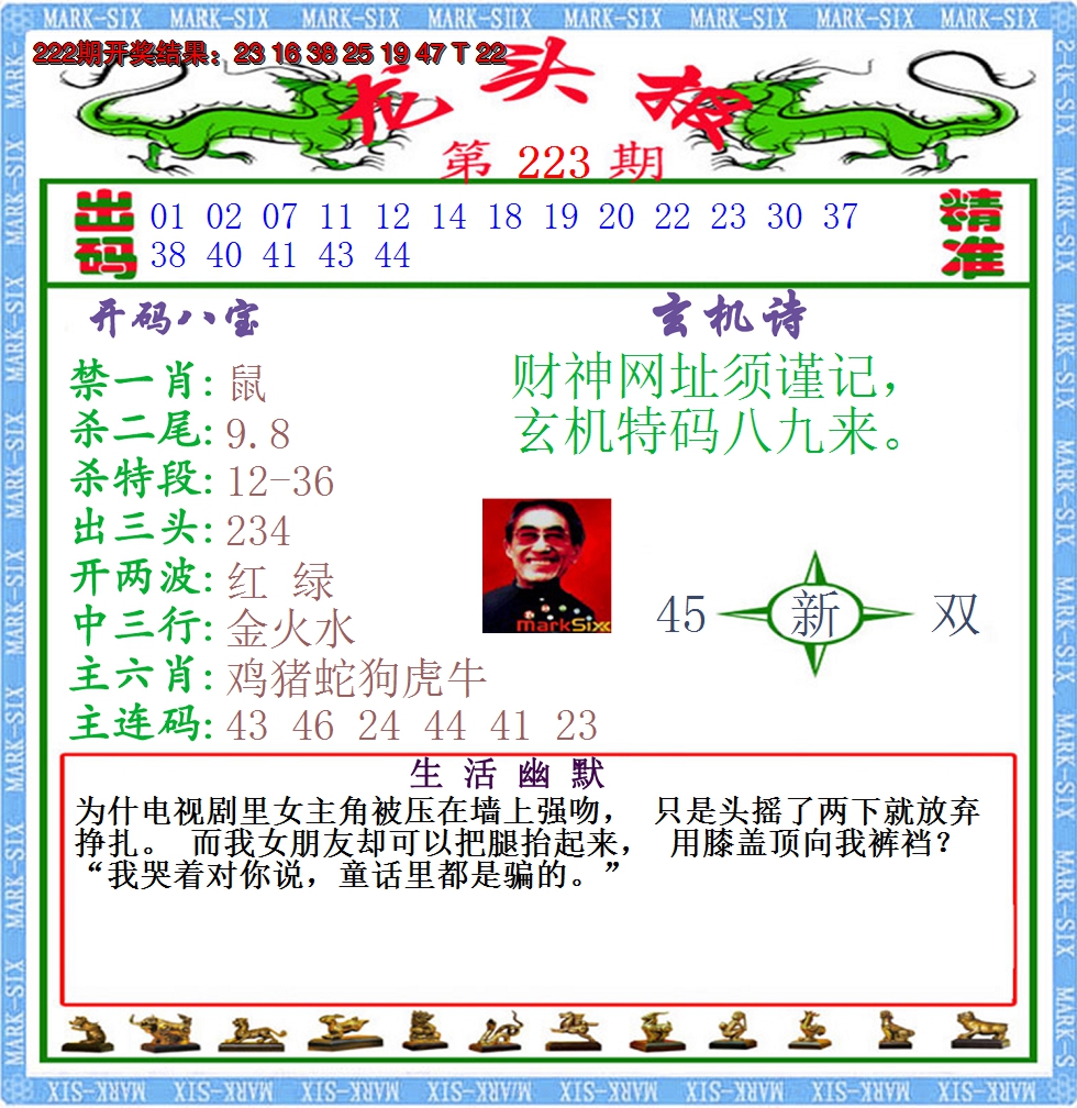 2024223期澳门龙头报