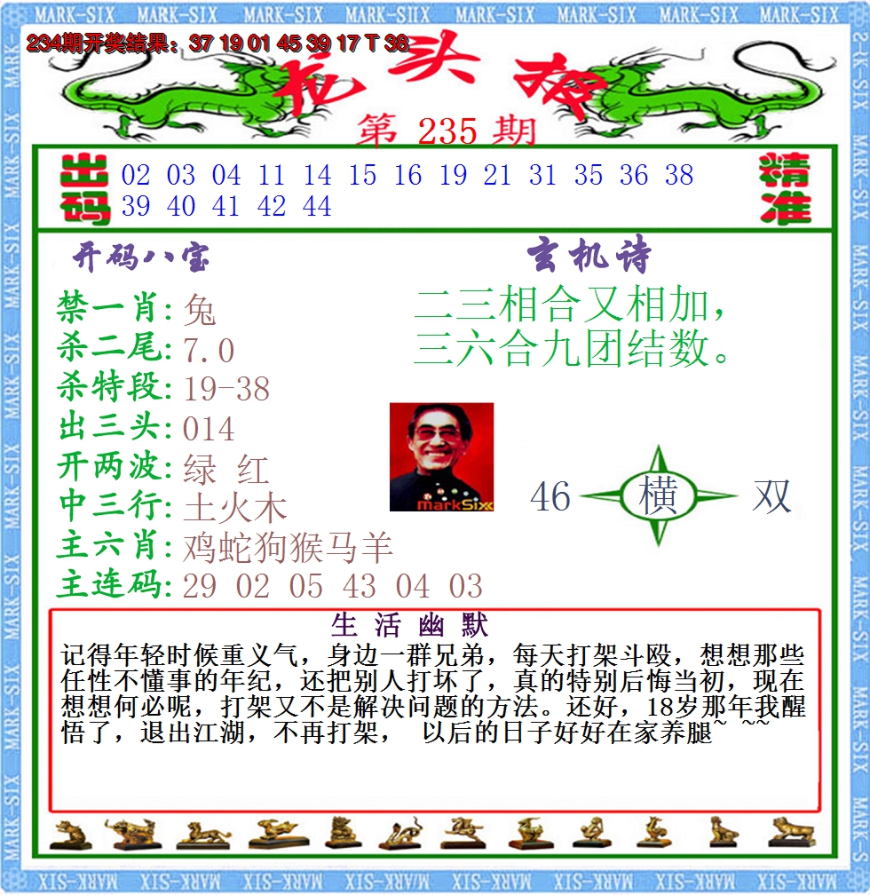 2024235期澳门龙头报