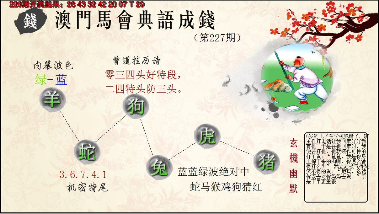 2024227期典语成钱