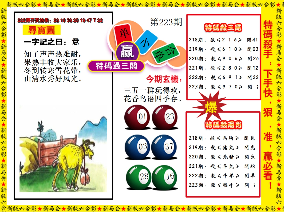 2024223期特码过三关