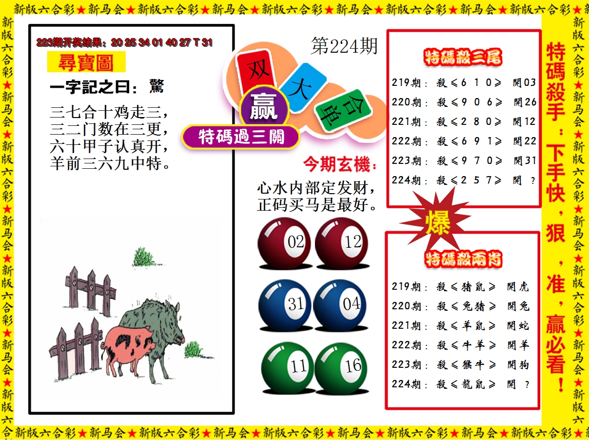 2024224期特码过三关