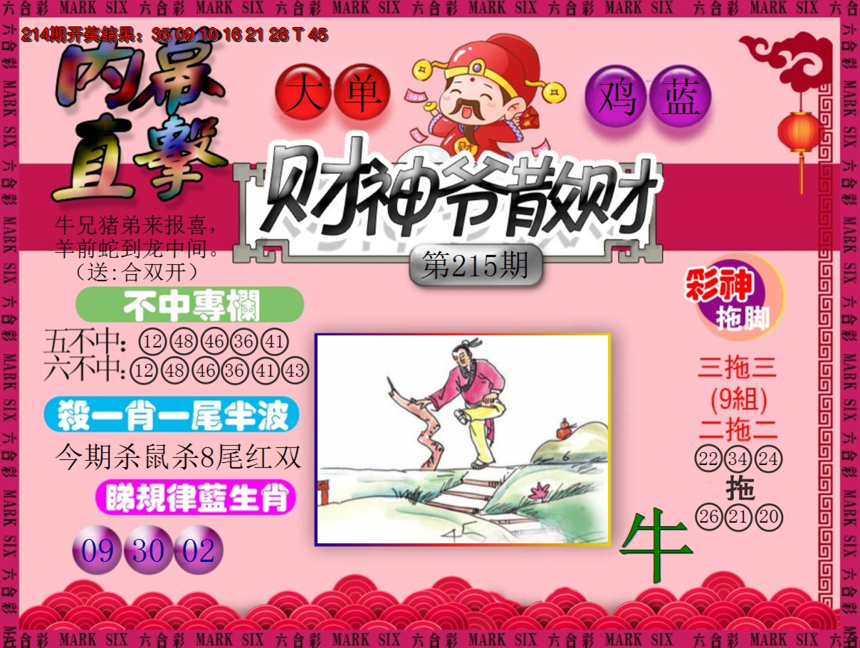 2024215期财神爷散财