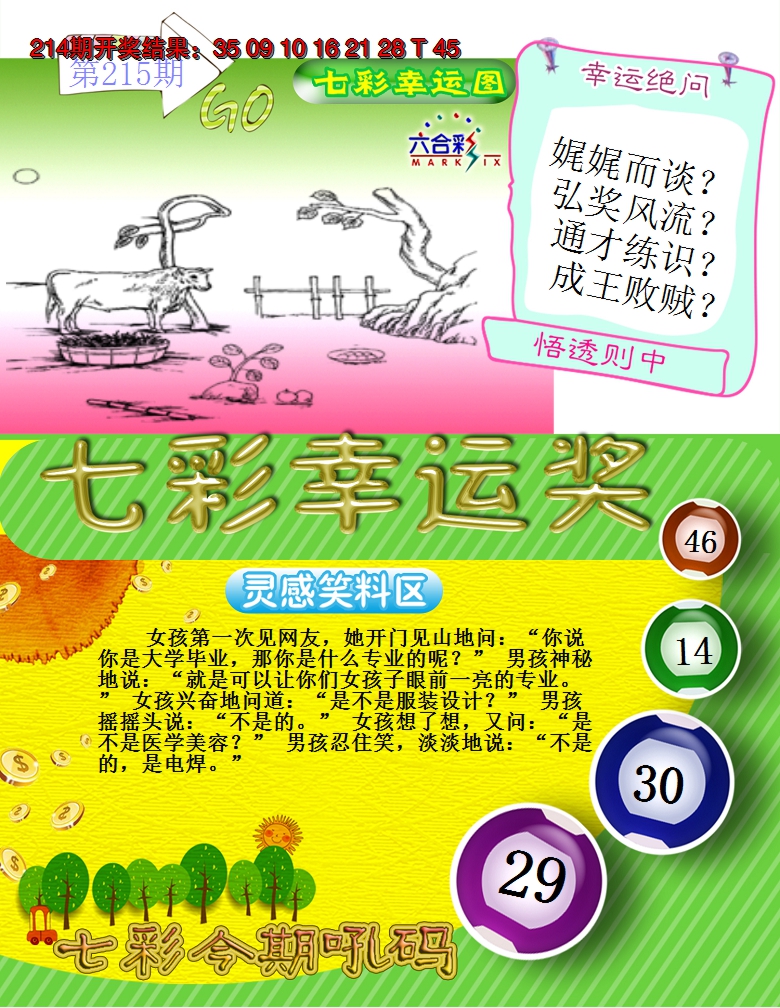 2024215期七彩幸运奖