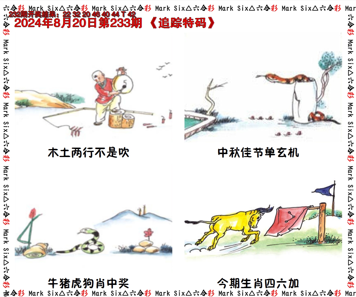 2024233期追踪特码