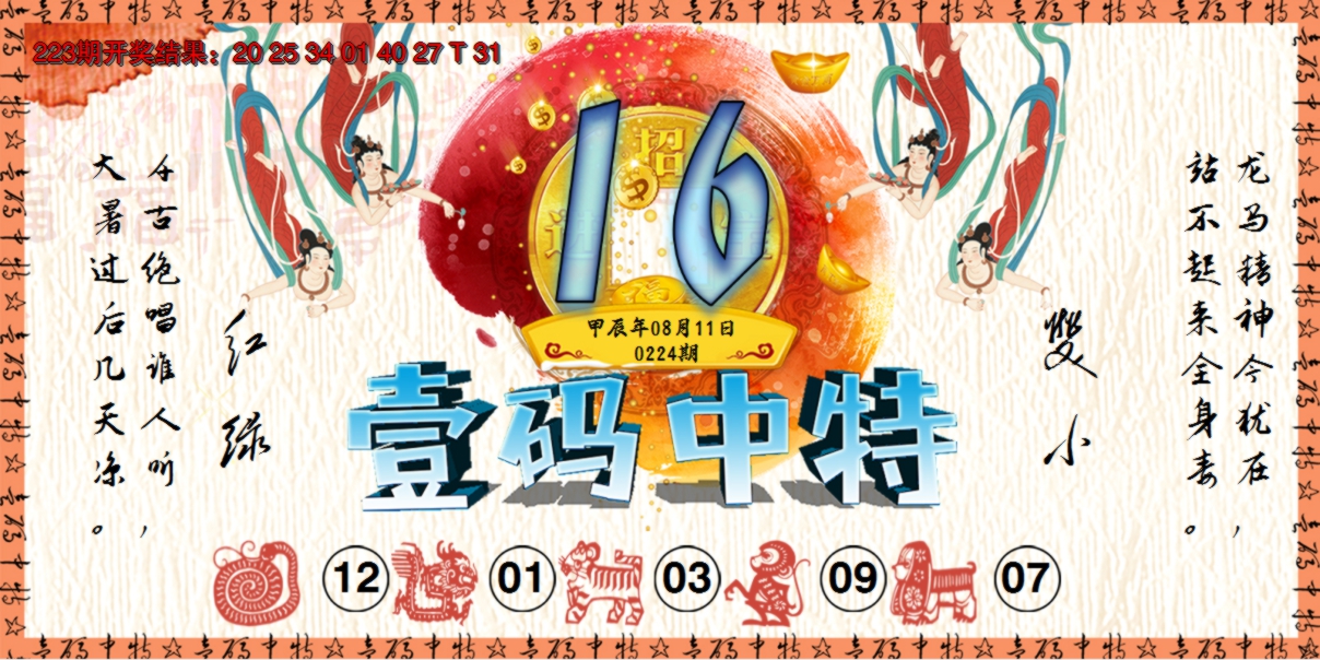 2024224期壹码中特
