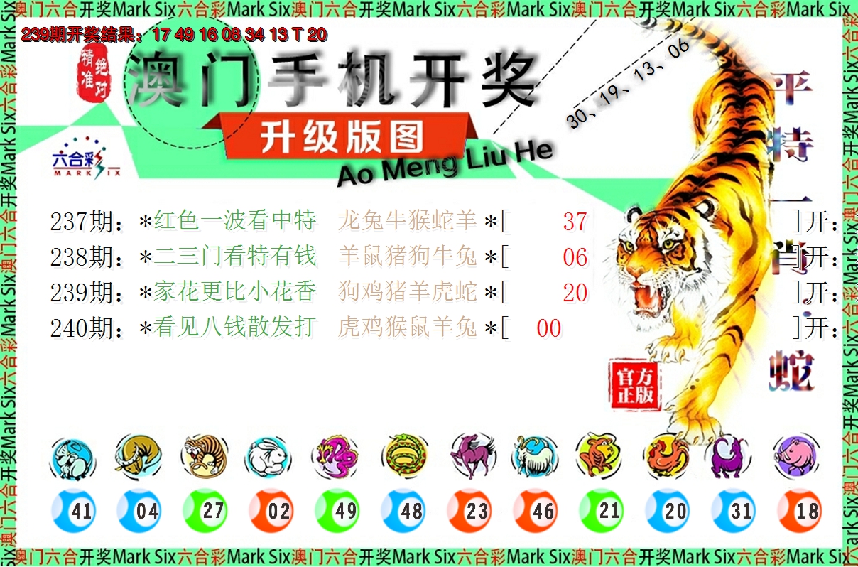 2024240期澳门开奖报