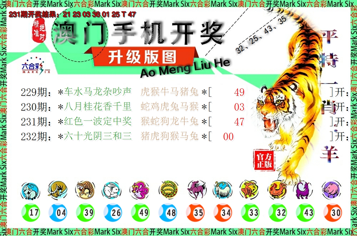 2024232期澳门开奖报