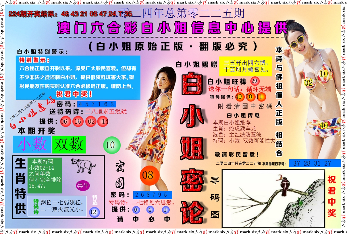 2024225期白小姐密论
