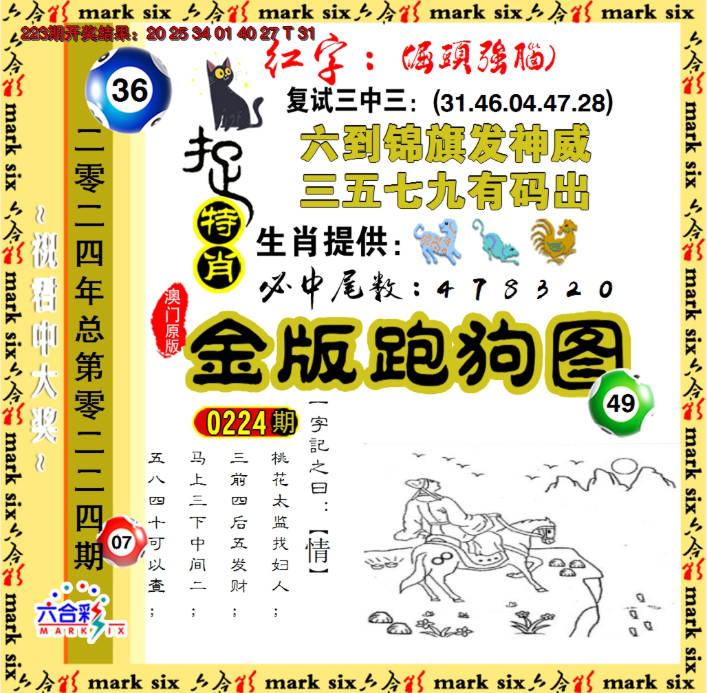 2024224期金版跑狗图