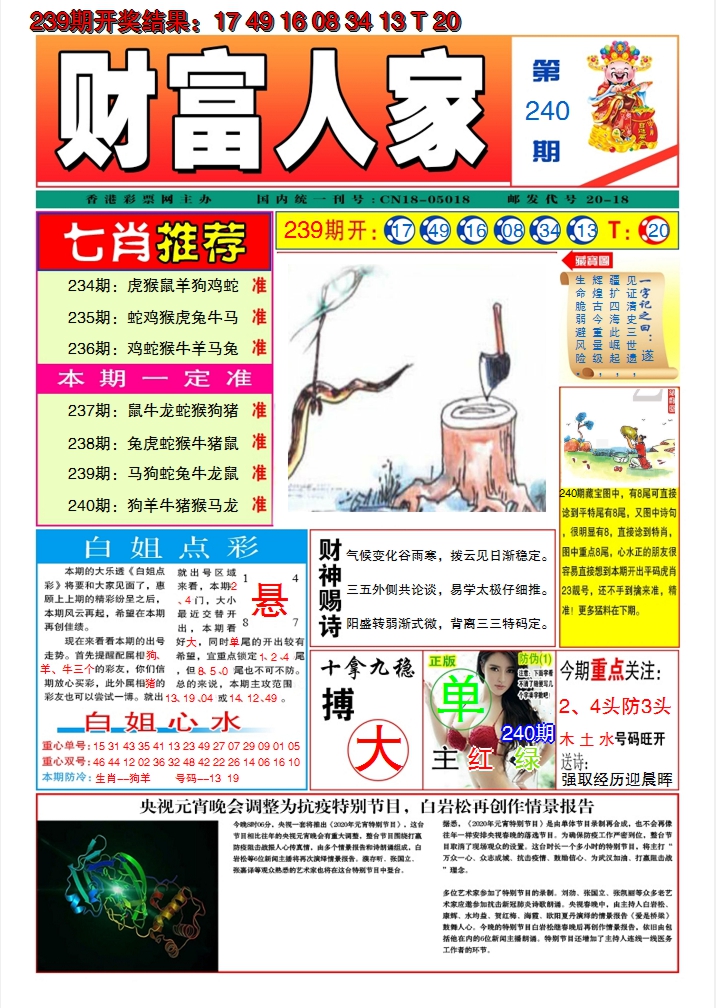 2024240期财富人家A