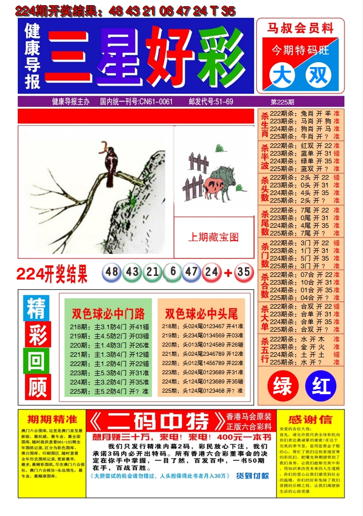 2024225期澳门三星好彩A
