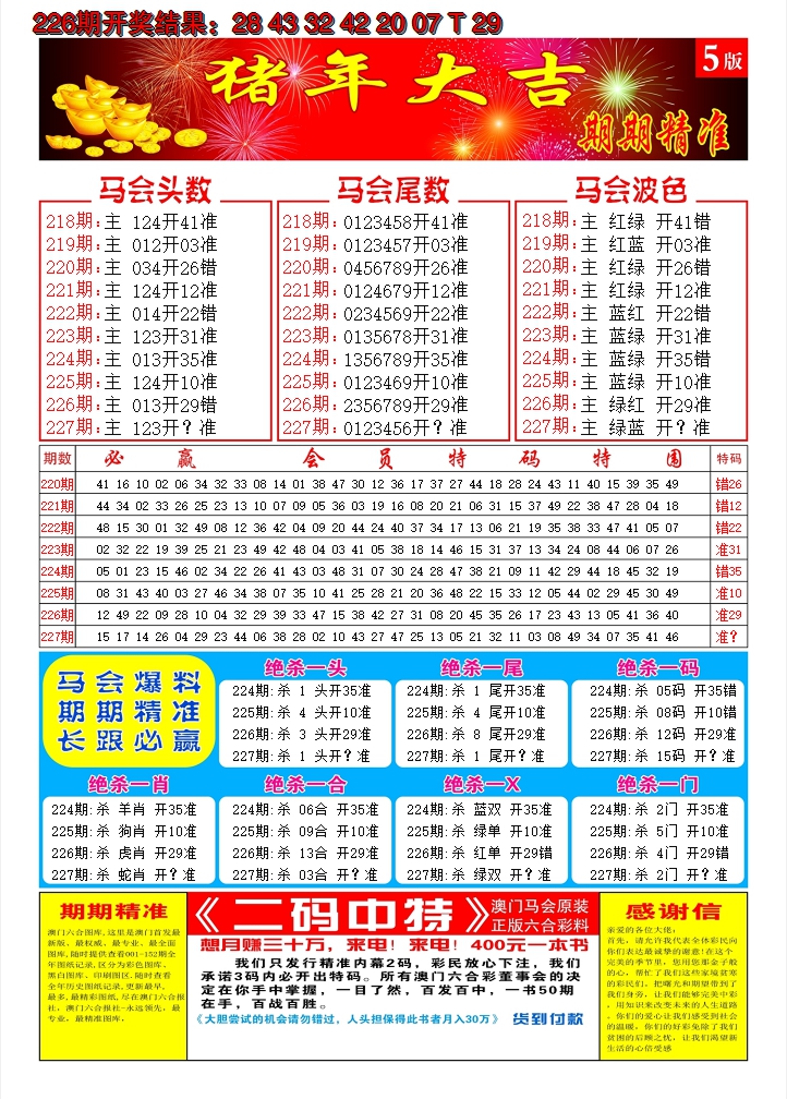 2024227期澳门开门红D