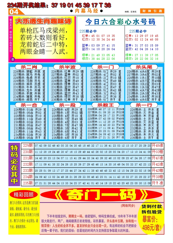 2024235期财神引路C