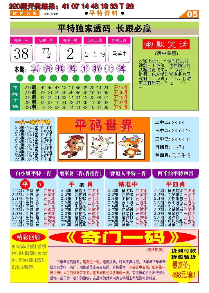 2024221期财神引路D