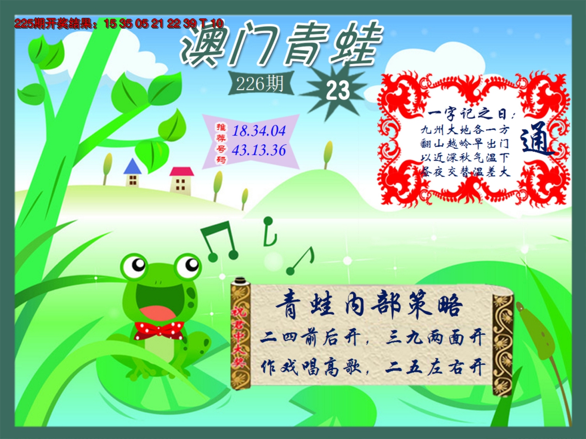 2024226期青蛙系列23