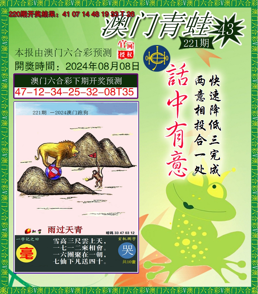 2024221期青蛙系列43