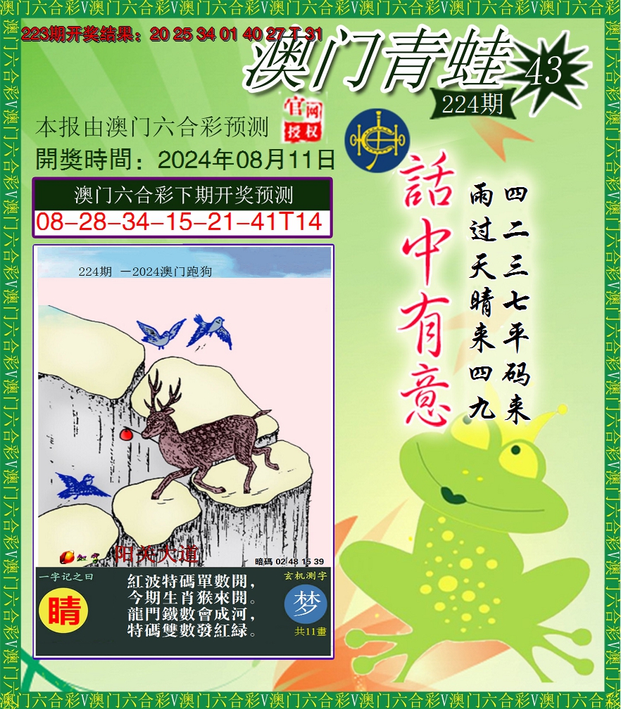 2024224期青蛙系列43