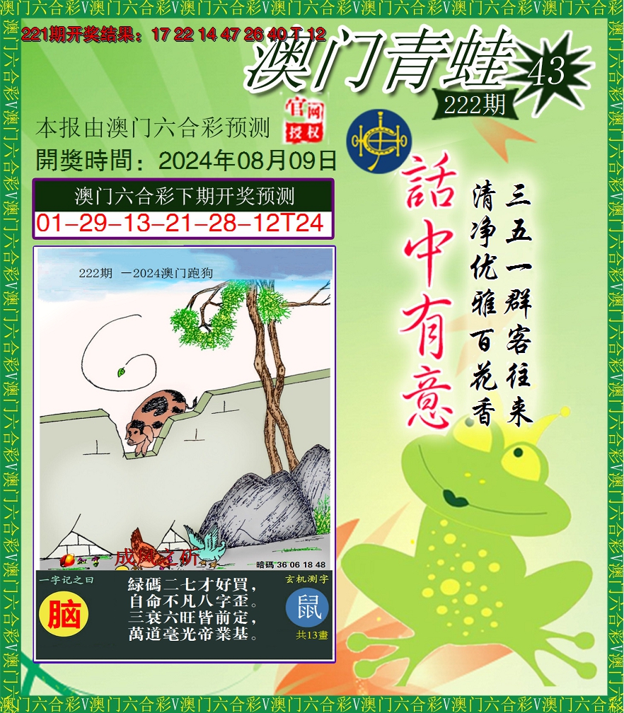 2024222期青蛙系列43