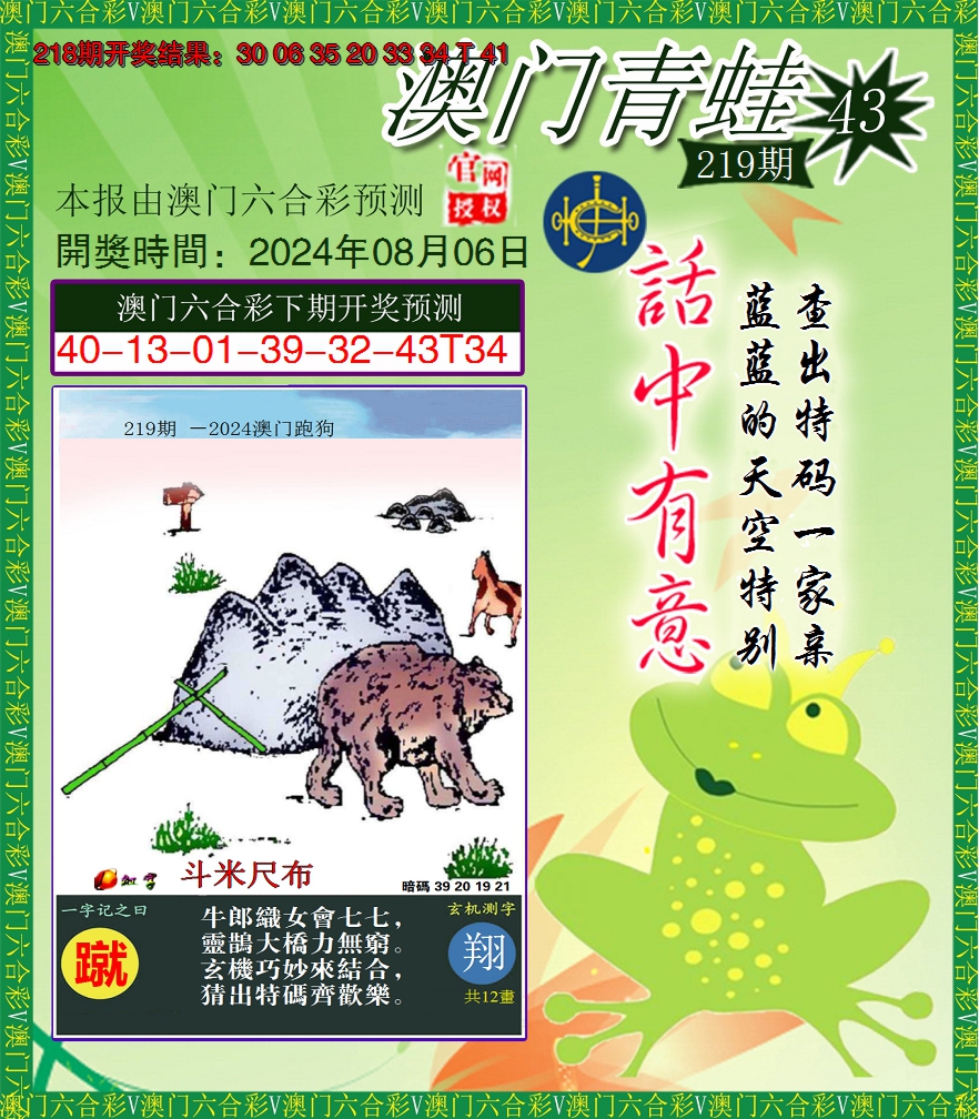 2024219期青蛙系列43