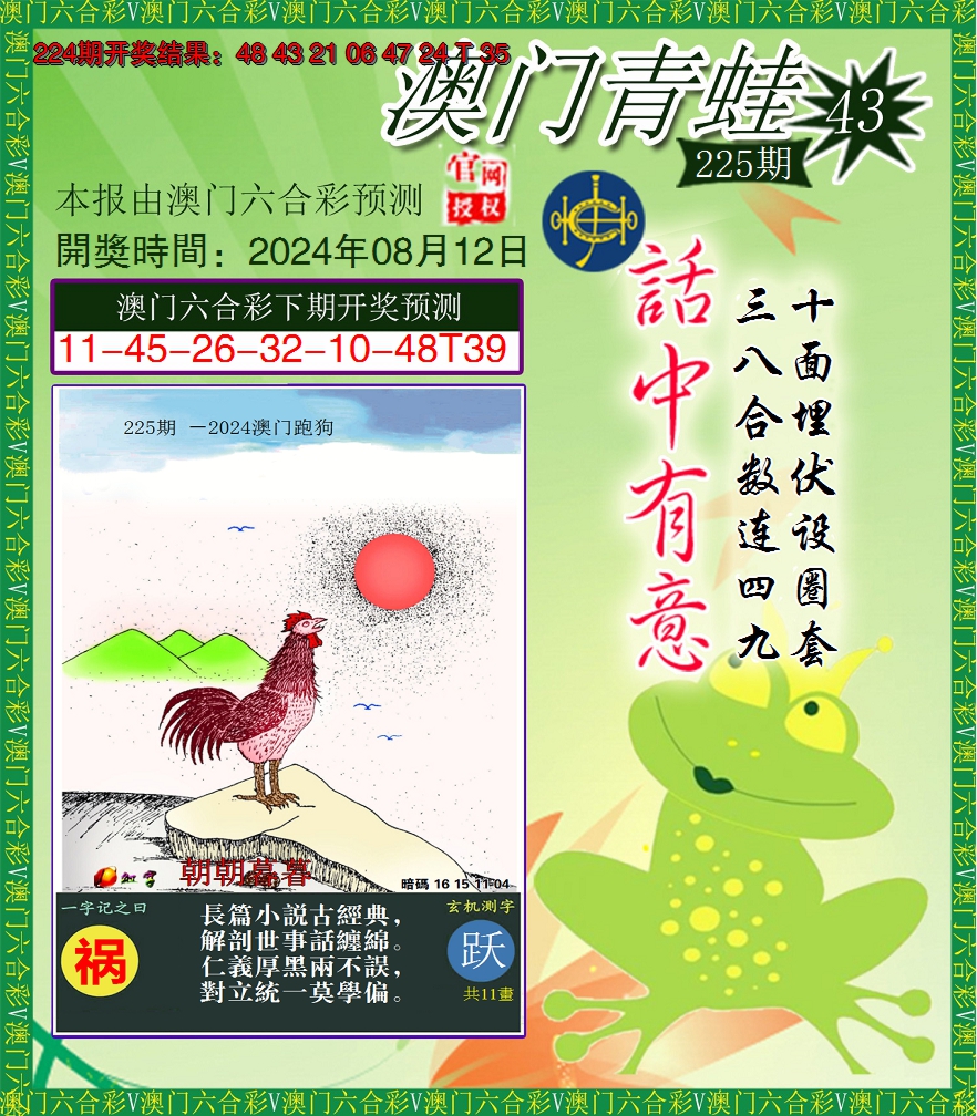 2024225期青蛙系列43