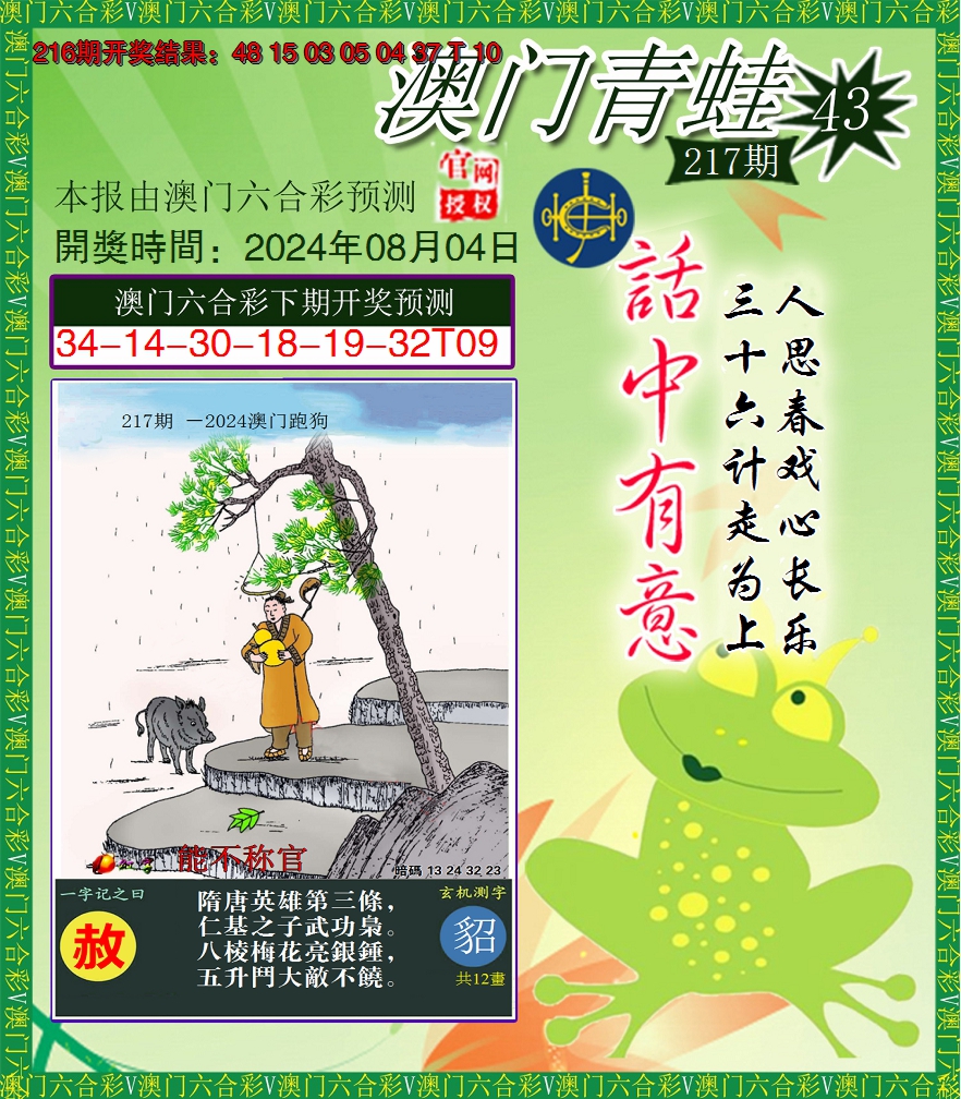 2024217期青蛙系列43
