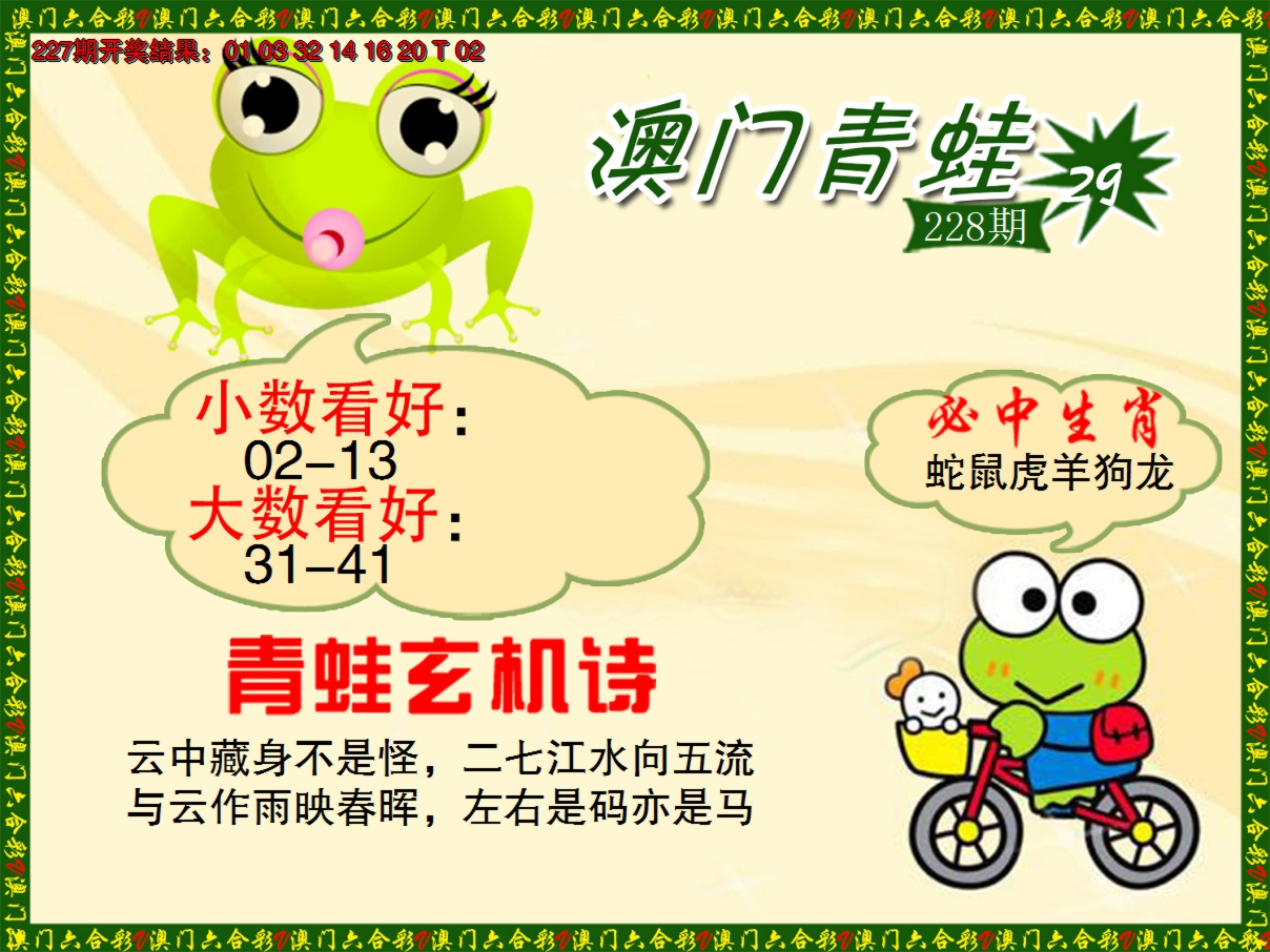 2024228期青蛙系列46