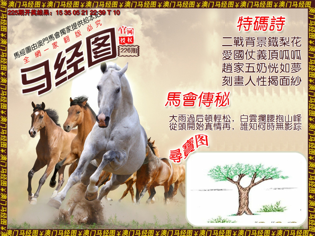 2024226期马经系列1