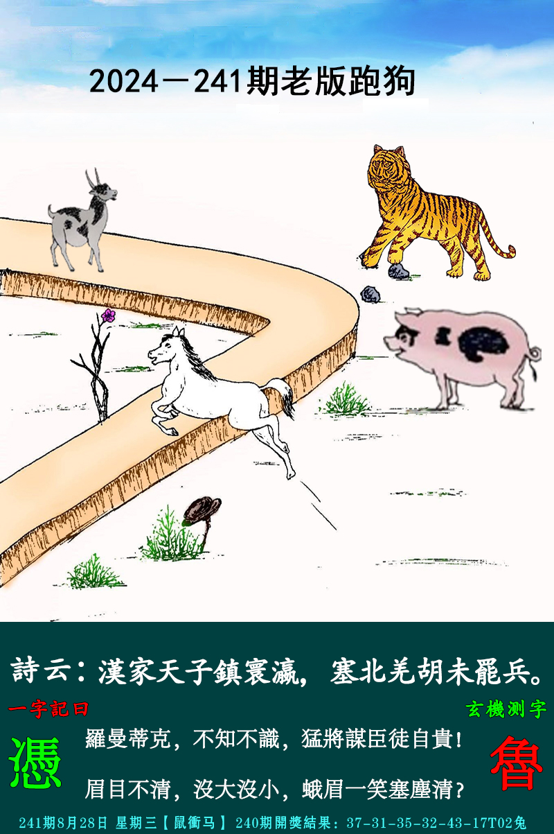 2024241期老跑狗图