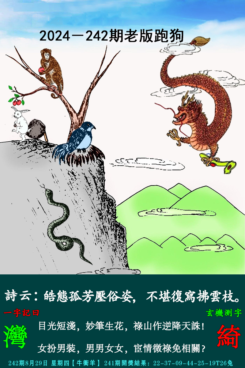 2024242期老跑狗图
