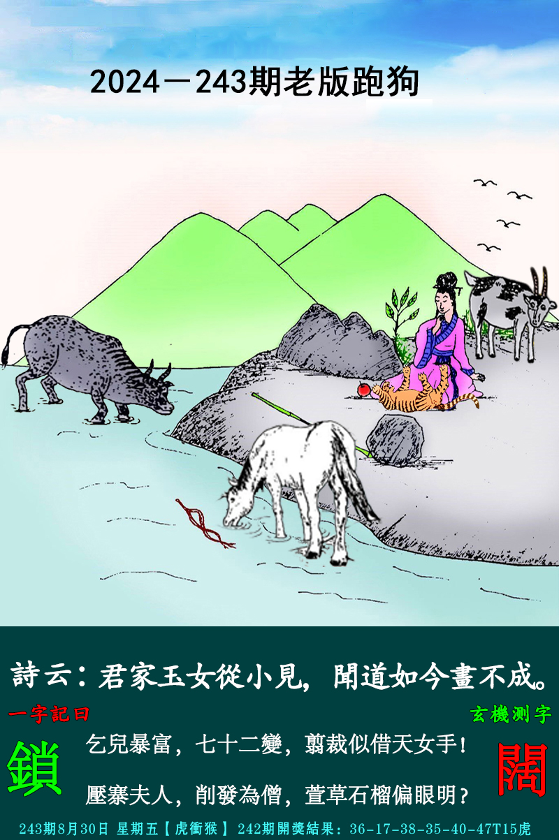 2024243期老跑狗图