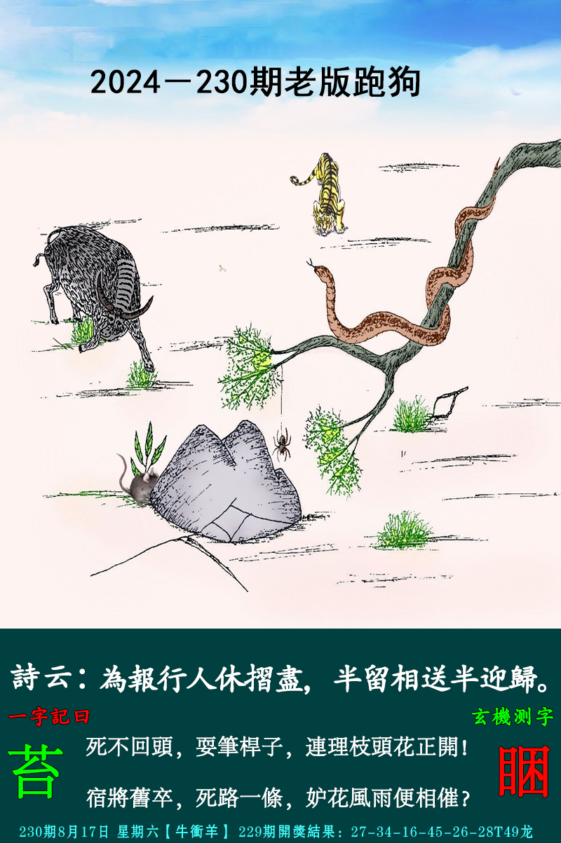 2024230期老跑狗图