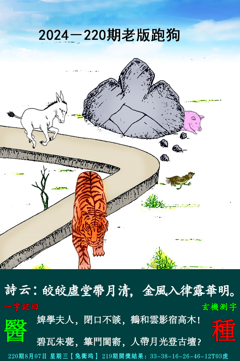 2024220期老跑狗图