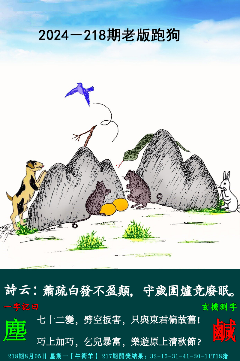2024218期老跑狗图