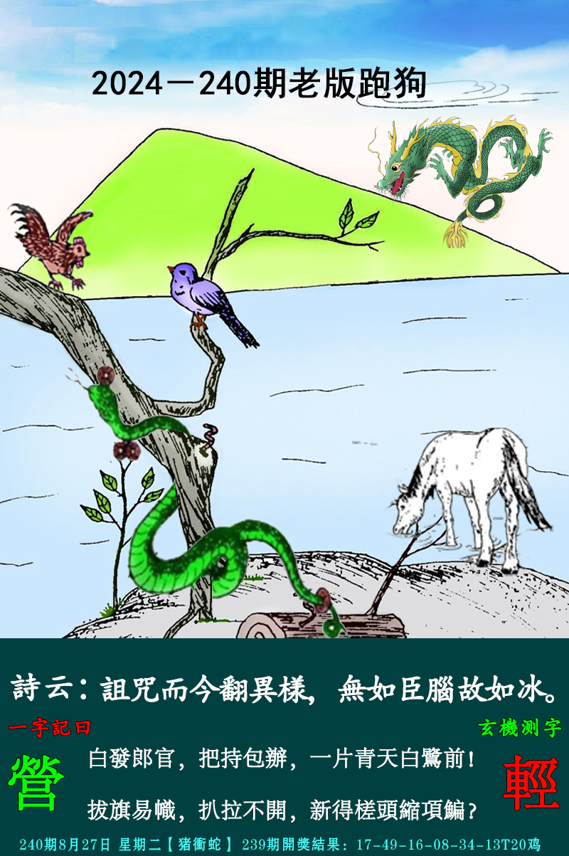 2024240期老跑狗图