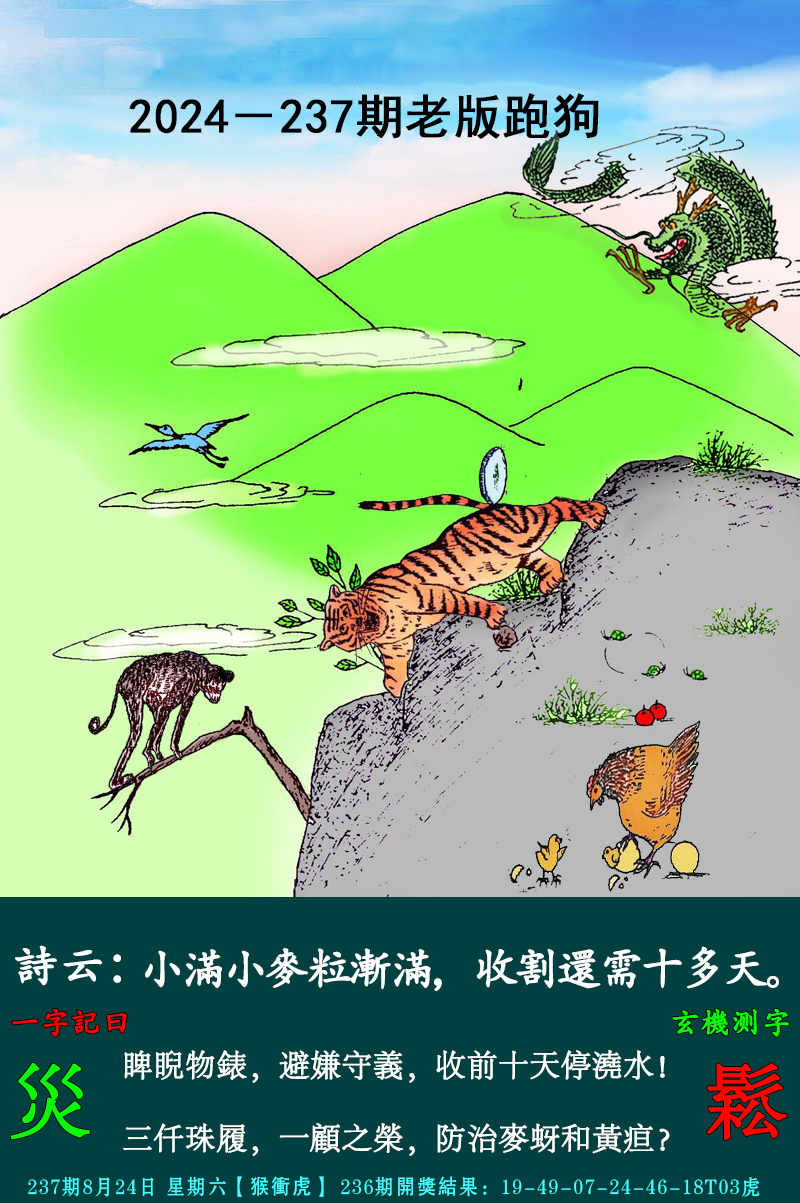 2024237期老跑狗图