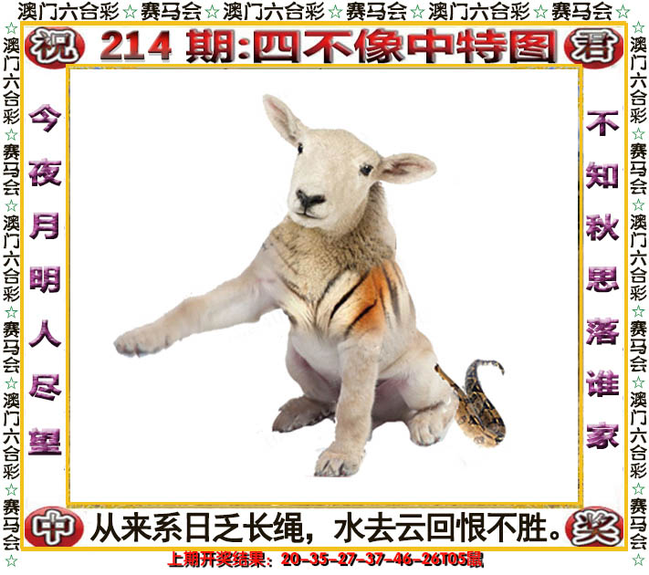 2024214期四不像中特图