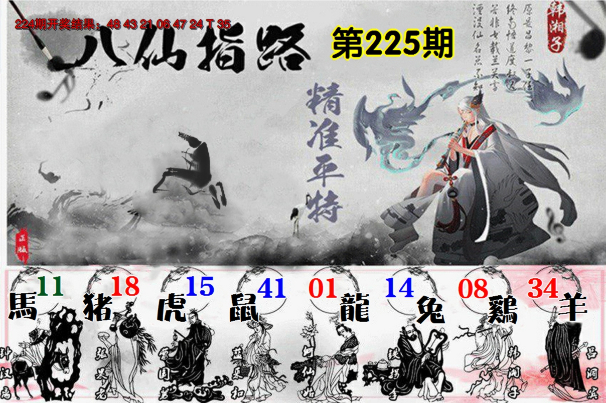 2024225期八仙指路