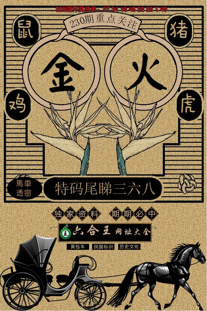 2024230期六合王马车透密