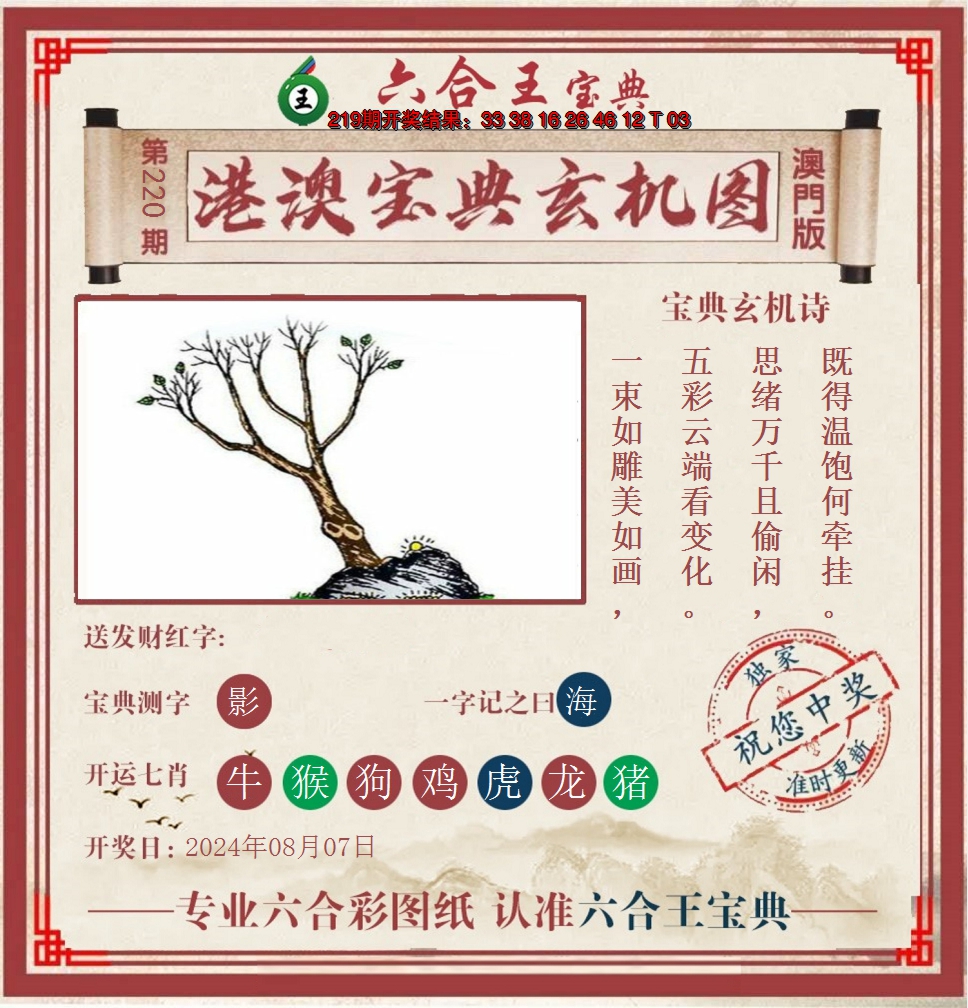 2024220期六合王港澳宝典玄机图
