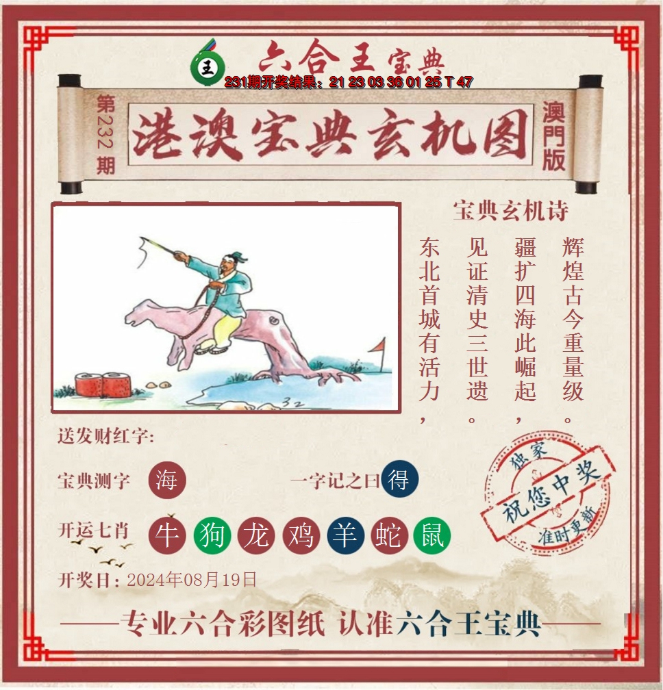 2024232期六合王港澳宝典玄机图