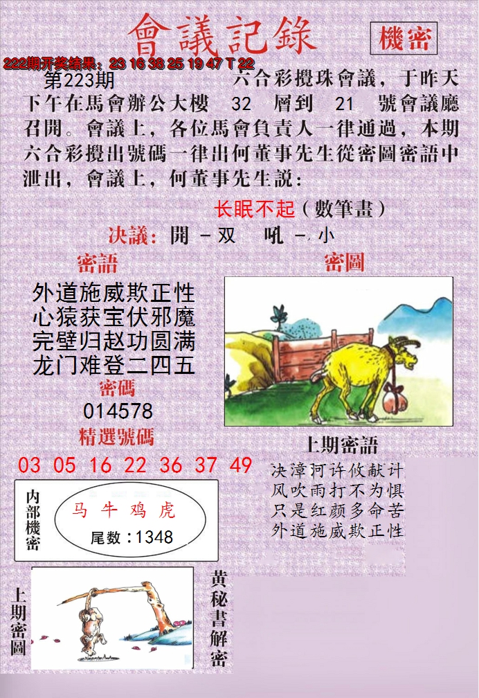2024223期澳门会议记录