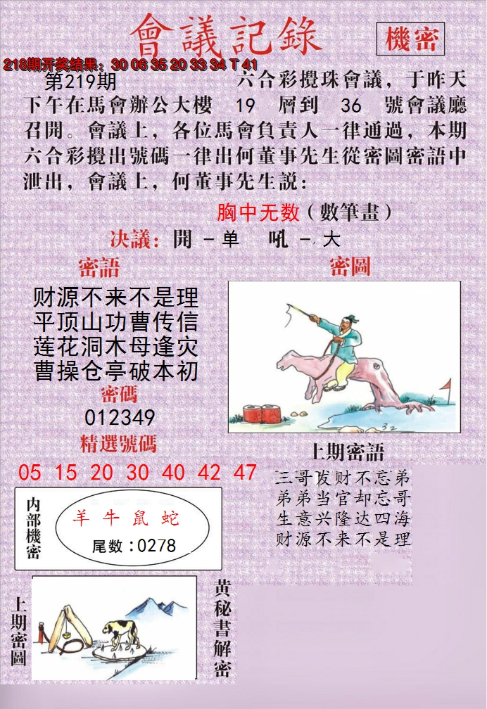 2024219期澳门会议记录