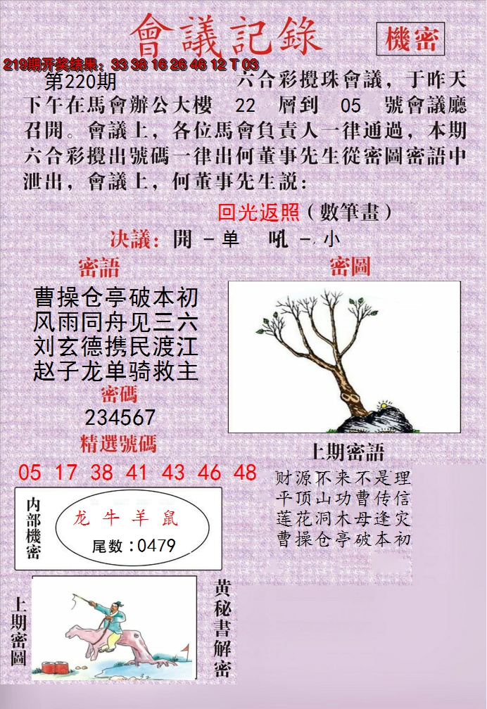 2024220期澳门会议记录