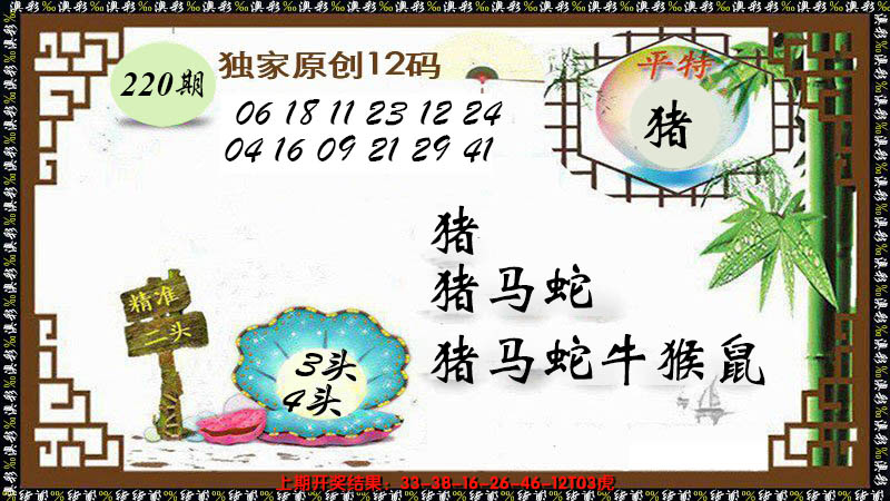 2024220期12码特图