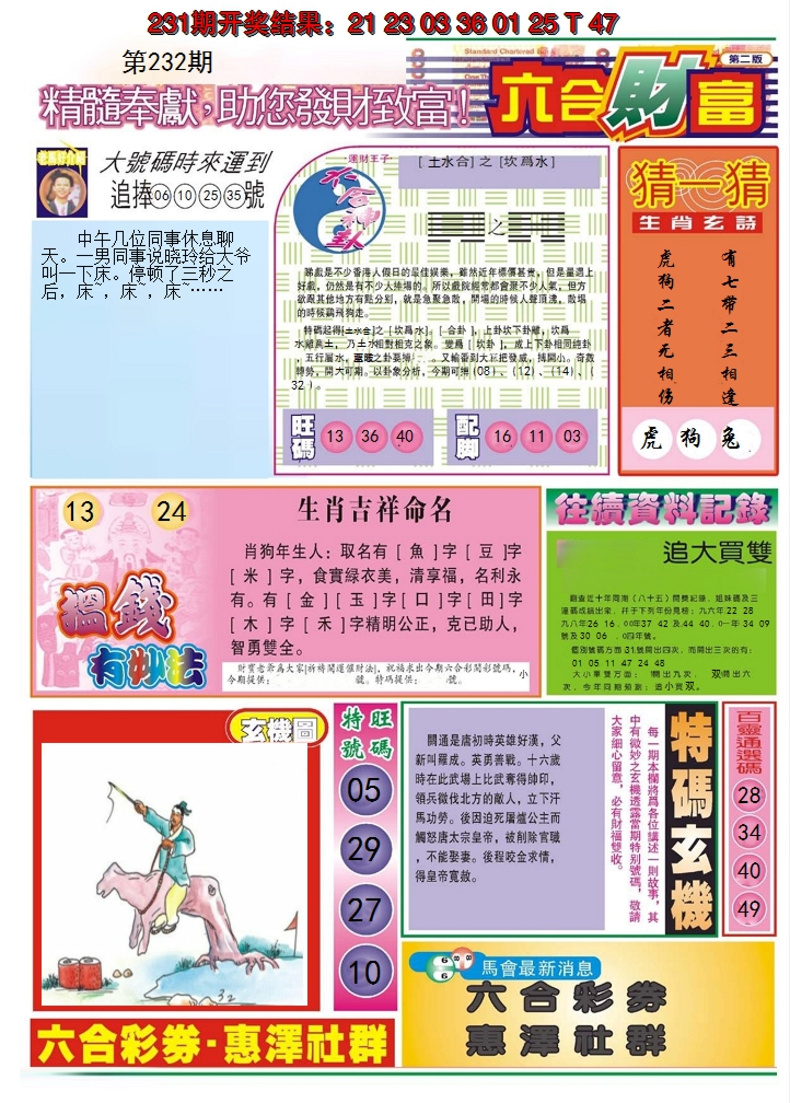 2024232期六合财富B