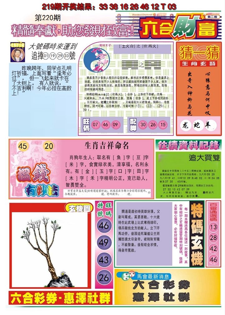 2024220期六合财富B