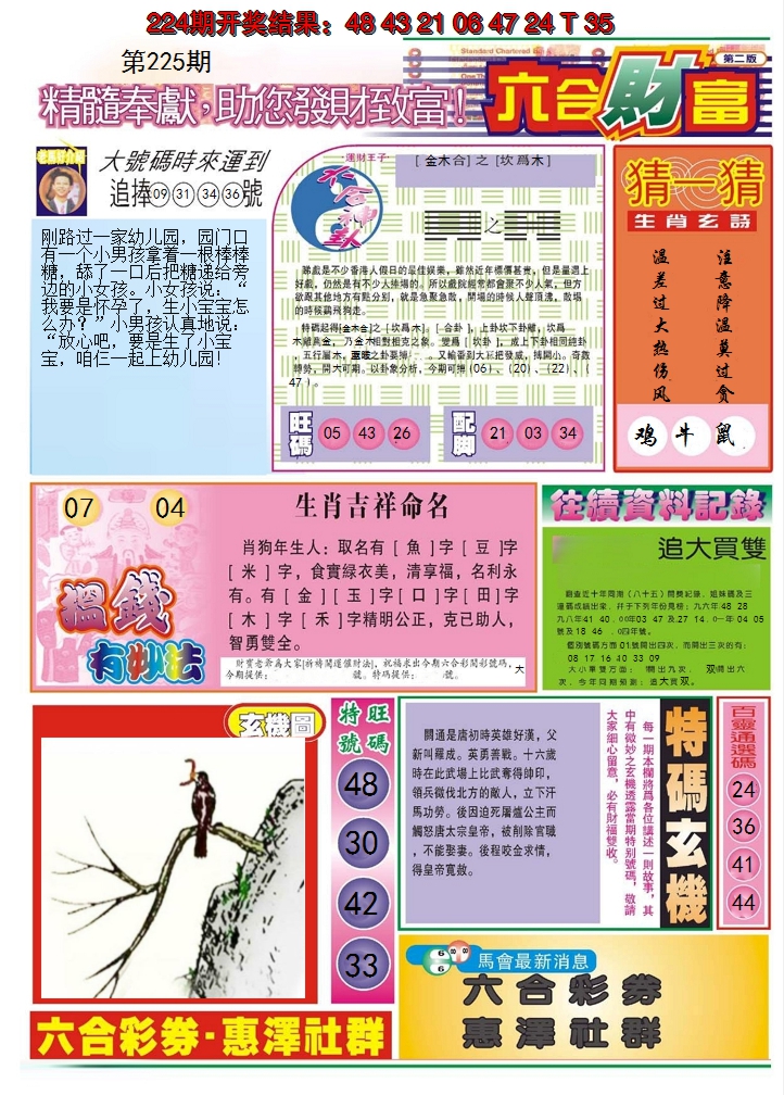 2024225期六合财富B