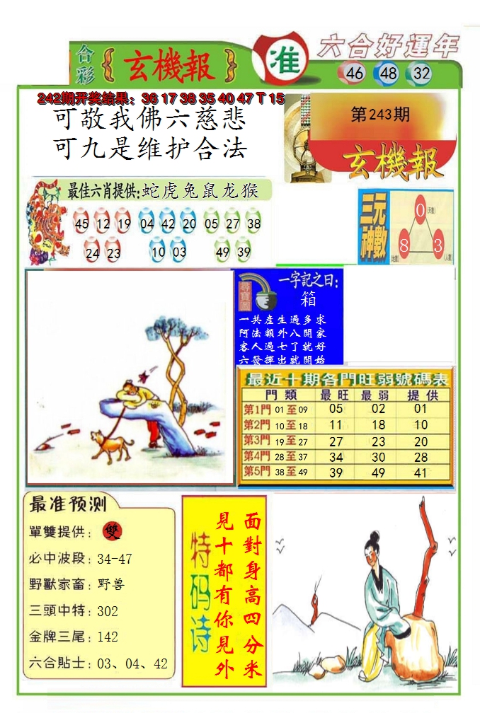 2024243期九龍玄机报(推荐)