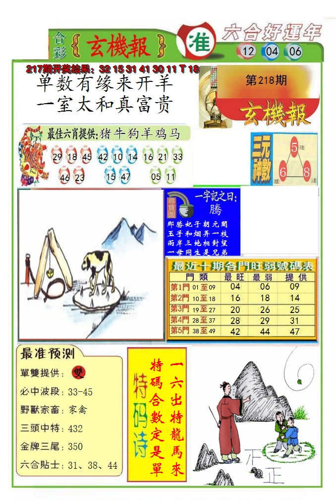 2024218期九龍玄机报(推荐)
