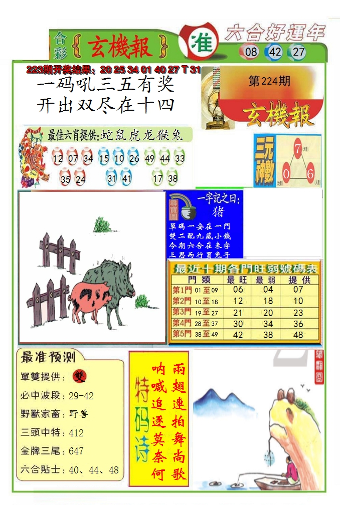 2024224期九龍玄机报(推荐)
